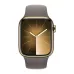 Часы Apple Watch Series 9 45mm Gold Stainless Steel Case Sport Band Clay S/M