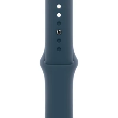 Умные часы Apple Watch Series 9 41mm Silver Aluminum Case with Storm Blue Sport Band (M/L)