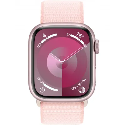 Умные часы Apple Watch Series 9 45mm Pink Aluminum Case with Pink Sport Loop Умные часы Apple Watch Series 9 45mm Pink Aluminum Case with Pink Sport Loop