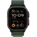 Умные часы Apple Watch Ultra 2 2024 49mm Black Titanium Case with Dark Green Alpine Loop (L)
