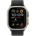 Apple Watch Ultra 2 49 мм, LTE, натуральный титан с ремешком Black Trail Loop (M/L) Apple Watch Ultra 2 49 мм, LTE, натуральный титан с ремешком Black Trail Loop (M/L)