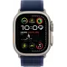 Apple Watch Ultra 2 49 мм, LTE, натуральный титан с ремешком Blue Trail Loop (M/L) Apple Watch Ultra 2 49 мм, LTE, натуральный титан с ремешком Blue Trail Loop (M/L)