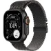 Apple Watch Ultra 3 49 мм Black Titanium, Black Milanese Loop (S)