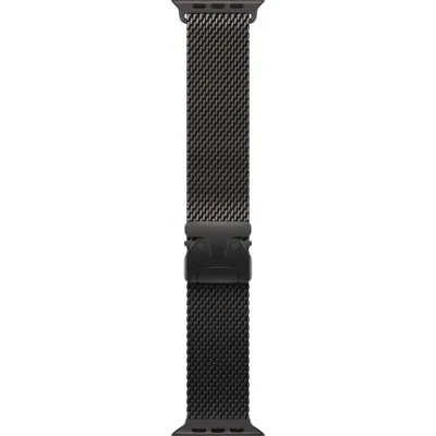 Apple Watch Ultra 3 49 мм Black Titanium, Black Milanese Loop (S)