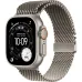 Apple Watch Ultra 3 49 мм Natural Titanium, Natural Milanese Loop (L)