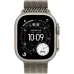 Apple Watch Ultra 3 49 мм Natural Titanium, Natural Milanese Loop (L)