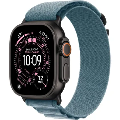 Смарт-часы Apple Watch Ultra 3, 49 мм, L, LTE, Light Blue, Черный