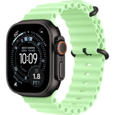 Смарт-часы Apple Watch Ultra 3, 49 мм, LTE, Neon Green, черный титан Смарт-часы Apple Watch Ultra 3, 49 мм, LTE, Neon Green, черный титан