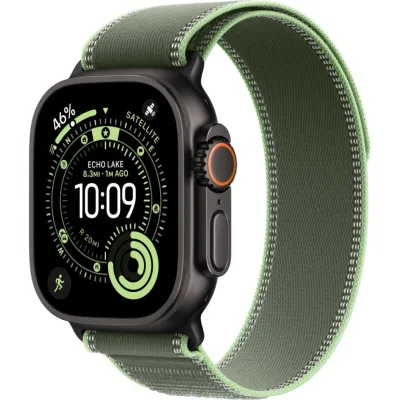 Умные часы Apple Watch Ultra 3 2025 49mm Black Titanium Case with Green/Neon Trail Loop (M/L)
