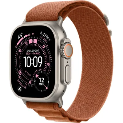 Смарт-часы Apple Watch Ultra 3, 49 мм, L, LTE, Terra Cotta, Титановый