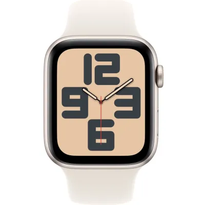 Apple Watch SE 2024 44mm, Starlight, Sport Band M/L
