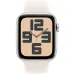 Apple Watch SE 2024 44mm, Starlight, Sport Band M/L