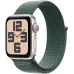 Умные часы Apple Watch SE 2024 40mm Starlight Aluminum Case with Lake Green Sport Loop