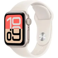 Смарт-часы Apple Watch SE 3 (S/M) 40мм, Starlight Aluminum Case with Starlight Sport Band (Сияющая звезда)