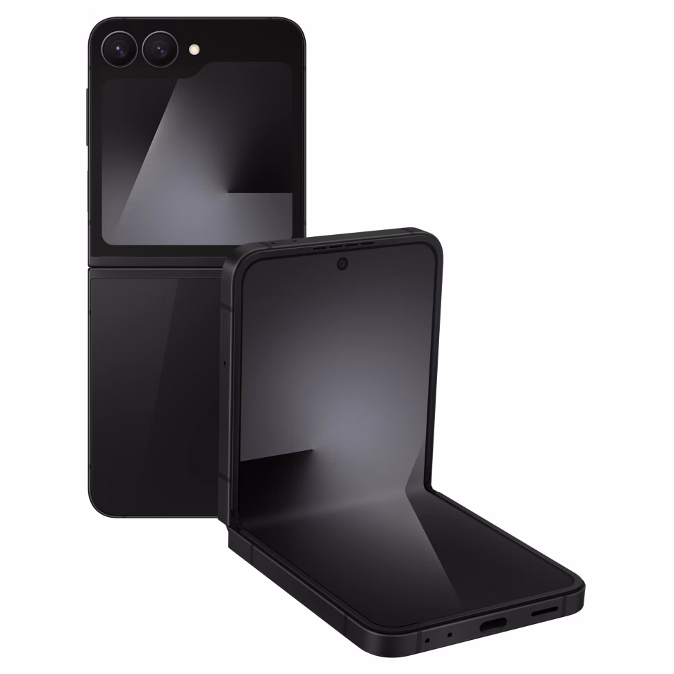 Смартфон Samsung Galaxy Z Flip 7 FE, 8/128 ГБ, Dual: nano SIM + eSIM, Black, чёрный